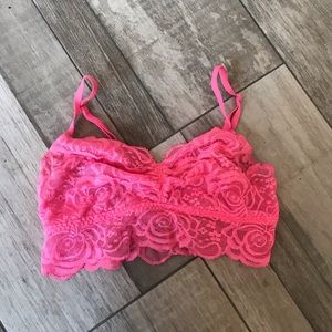 PINK Lace Bralette